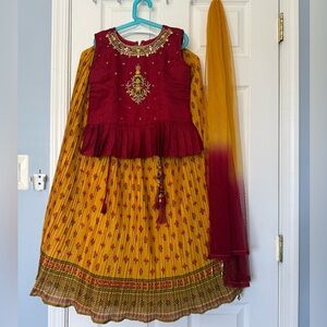 Kids designer lehenga /gagra choli
